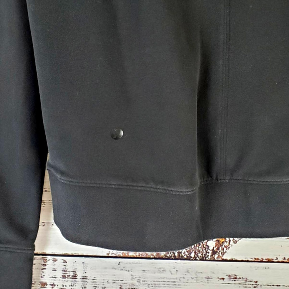 Lululemon Go Forward Black Turtleneck Cowlneck Pullover Sweater Sweatshirt Sz 4 - Picture 6 of 10